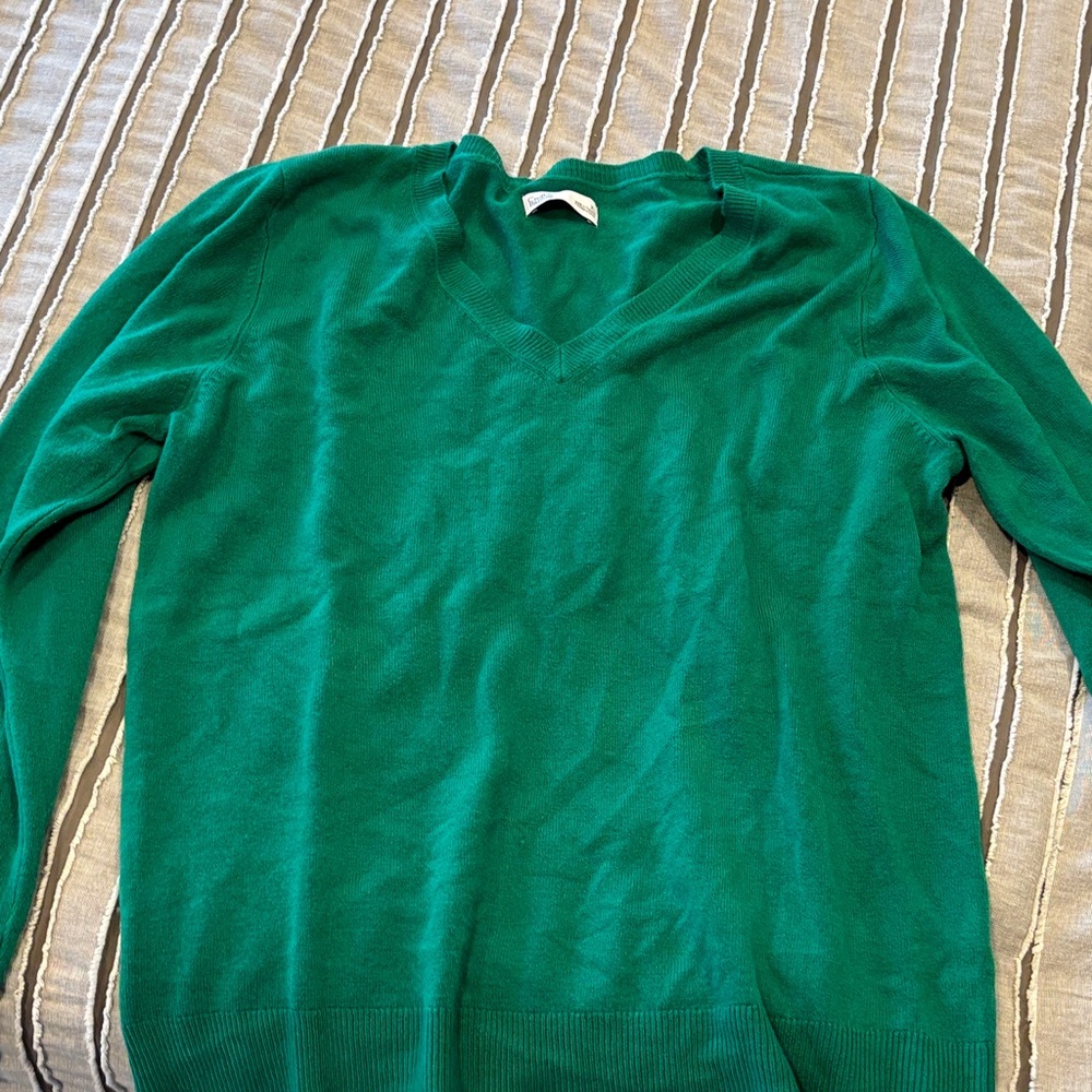 Croft & Barrow Teal V-Neck Sweater